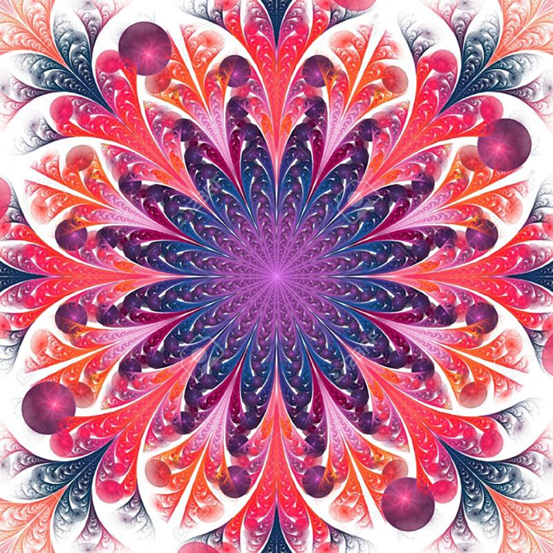 5D алмазная живопись Мандала цветок DIY полный круглый стразы дрель наборы для вышивки крестиком Алмазная вышивка подарок на Новый год