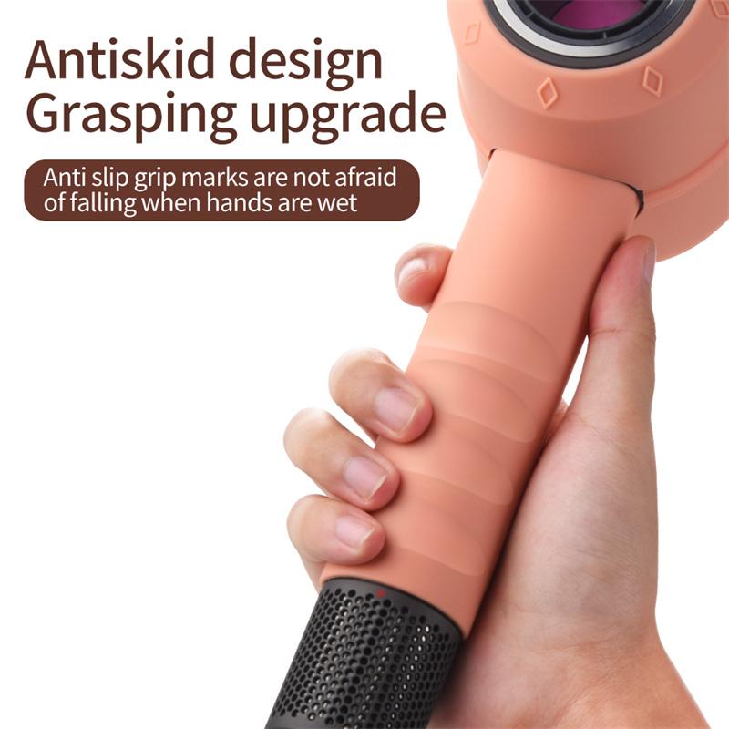 Slim Matte Hair Dryer Case Soft Silicone Protective case for Dyson Blower HD08 Washable Anti-scratch Travel Case