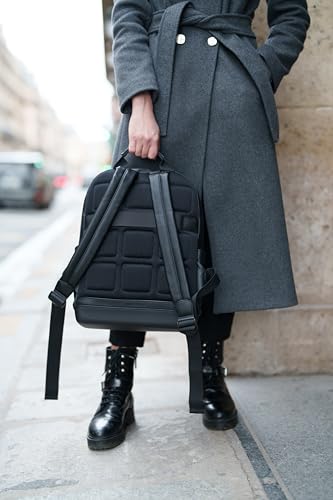 Moleskine Backpack, Fits 15-inch Laptop, Business Backpack, Backpack Collection, Soft Touch PU Leather, Black