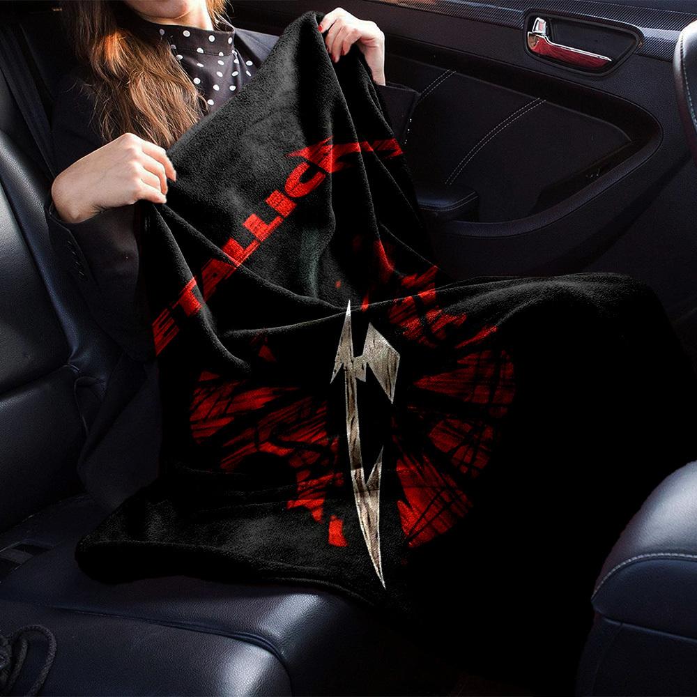 1pc dragon guitarThemed Blanket Soft Flannel All Season Cozy Throw with Bold Graphic Print, Travel, or Holiday Gift for Family & Friends