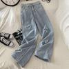Wide Leg Denim Pants for Women Jeans  Casual Baggy Trousers