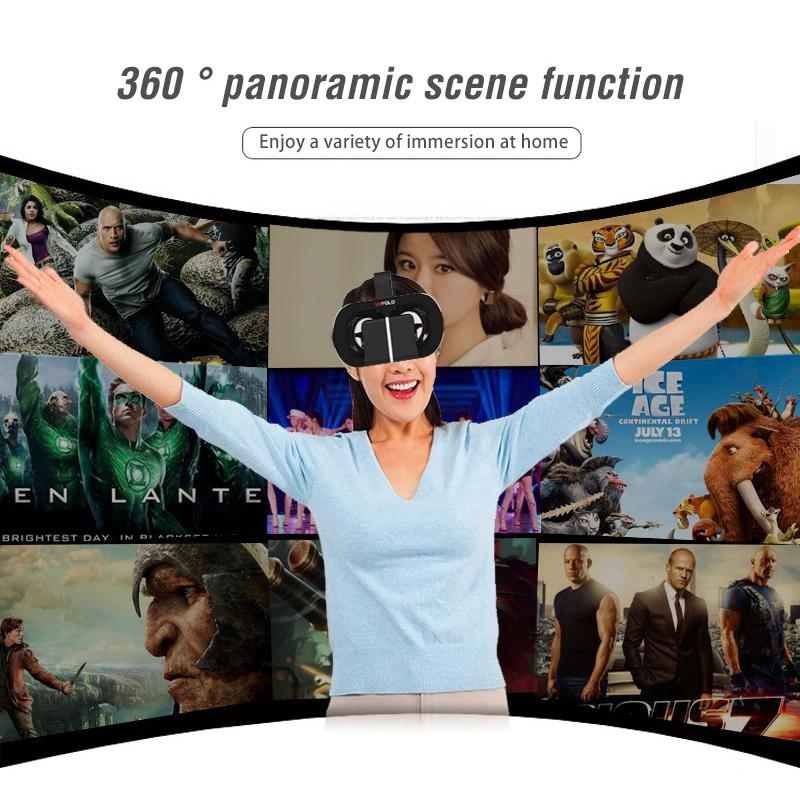 Metaverse 3D очки виртуальной реальности VR 3D очки для кино очки гарнитура шлем устройства коробка для телефона Android смартфон