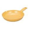 CB Japan Grill Pan, Round, 19cm, Mustard, Fish Grill Plate, Ceramic Coating On the Inside and Outside, Dishwasher Safe