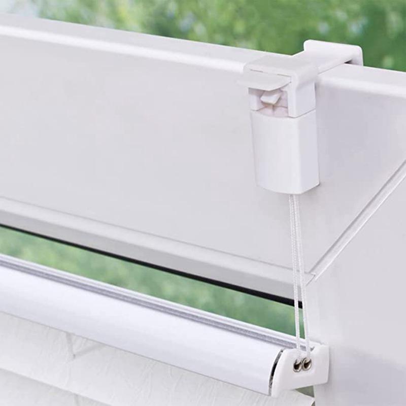 6/24 шт. Держатель плиссированных штор Кронштейн Роликовая штора Запасной зажим Пластиковый Набор деталей для складных штор Для фиксатора штор