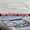 Крышка фары для Toyota Corolla 2007-2010, корпус передней фары