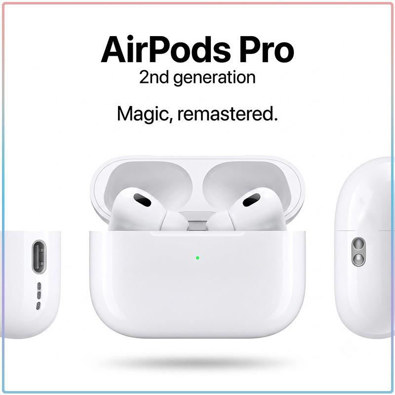 Беспроводные Bluetooth-наушники AirPods Pro 2 Точные отверстия для динамиков Четкий вызов Сенсорное управление 30 часов работы Наушники для ежедневных поездок