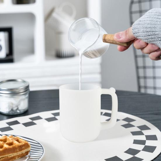 450ml Silicone Water Cup Food-Grade Shock-Absorbent Large Capacity Leak-Proof Tea Iced Latte Mug Fall-resistant Water Cup