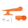 Handy Hook Multi Purpose Adjustable Elbow Plastic Poles Extension Utility Hook Attachment for Bird Feeding