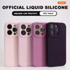 Магнитный чехол из жидкого силикона для iPhone 16E 16 14 1 Plus 12 13 16 Pro Max Официальный Защита камеры Мягкая крышка