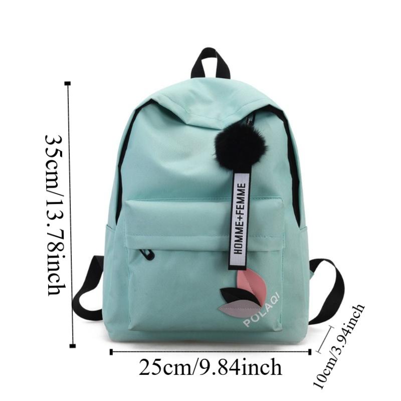 Рюкзак большой вместимости с принтом листьев, холщовый рюкзак с принтом листьев, студенческий школьный рюкзак, женский