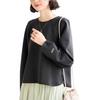 ROPE PICNIC CALINE Cardboard Cut Pullover Charcoal Top, Women's, (06)