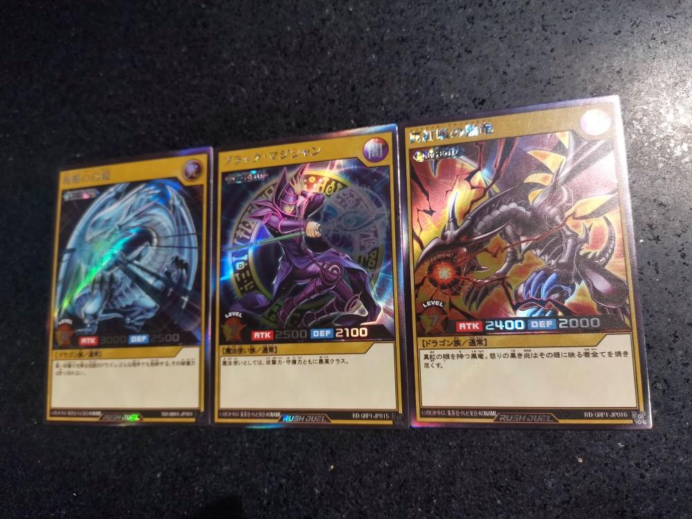 3pcs/set diy Yu-Gi-Oh! Black Magician Blue-Eyes White Dragon Self Control Collect Signature Trading Flash Card Anime Cartoon