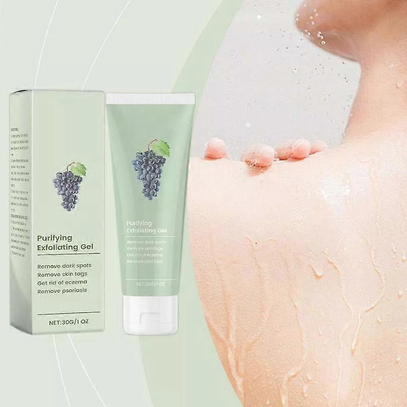 Gream Exfoliating Gel, Purifying Exfoliating Scrub, Moisturizing Cleanses Skin, Deep Cleans Pores, Brightens Skin Tone, For Men & Women