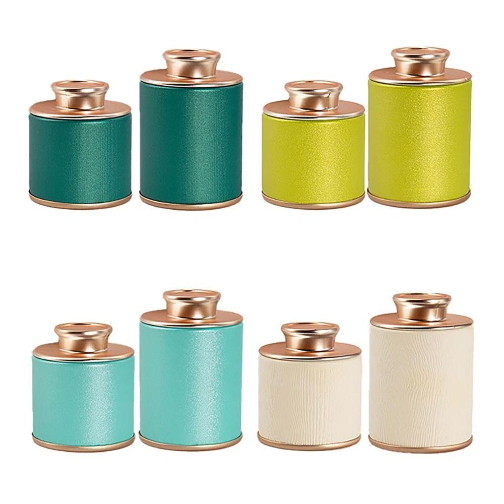 1 шт. пустая маленькая банка для чая, бытовая герметичная банка, мини-банка для хранения загара, зеленый, черный чай