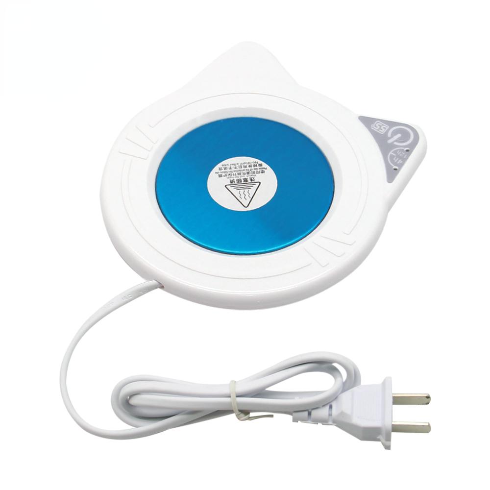 1 Pcs Cute Portable Thermos Cup Gadgets Home Thermos Cup Heater Smart Heating Coaster HMM