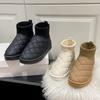 Thick-soled Snow Boots Women's 2025 New Winter Velvet Thickened Warm Bread Cotton Shoes Non-slip Internet Celebrity Short Boots