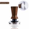 Wooden Handle Pressure Hammer Stainless Steel Base DIY Coffee Tool Coffee Tamper  Coffee Brewing