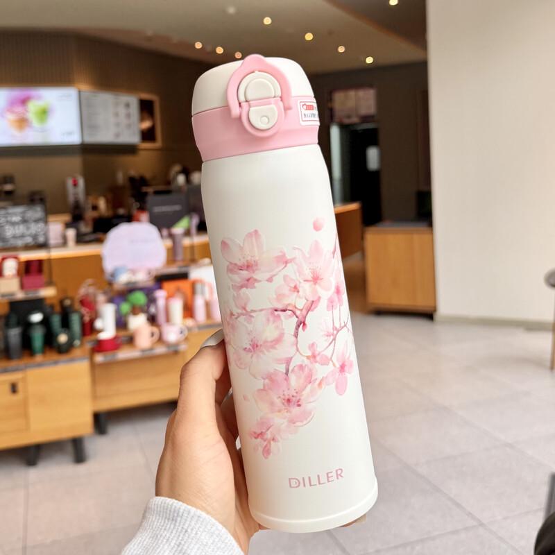 Детская портативная термобутылка для воды Diller Sakura Panda