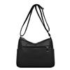Soft Leather Bag Women's Multi-Layer Lightweight Bag Mother Bag Large Capacity Crossbody Bag