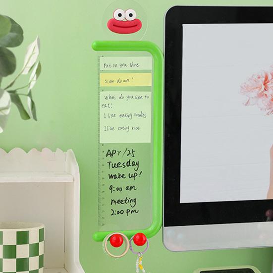 Монитор Мемо Доска Акриловая Панель для Сообщений Прозрачное Боковое Крепление для Монитора Компьютера Многофункциональный Зажим Подставка для Телефона