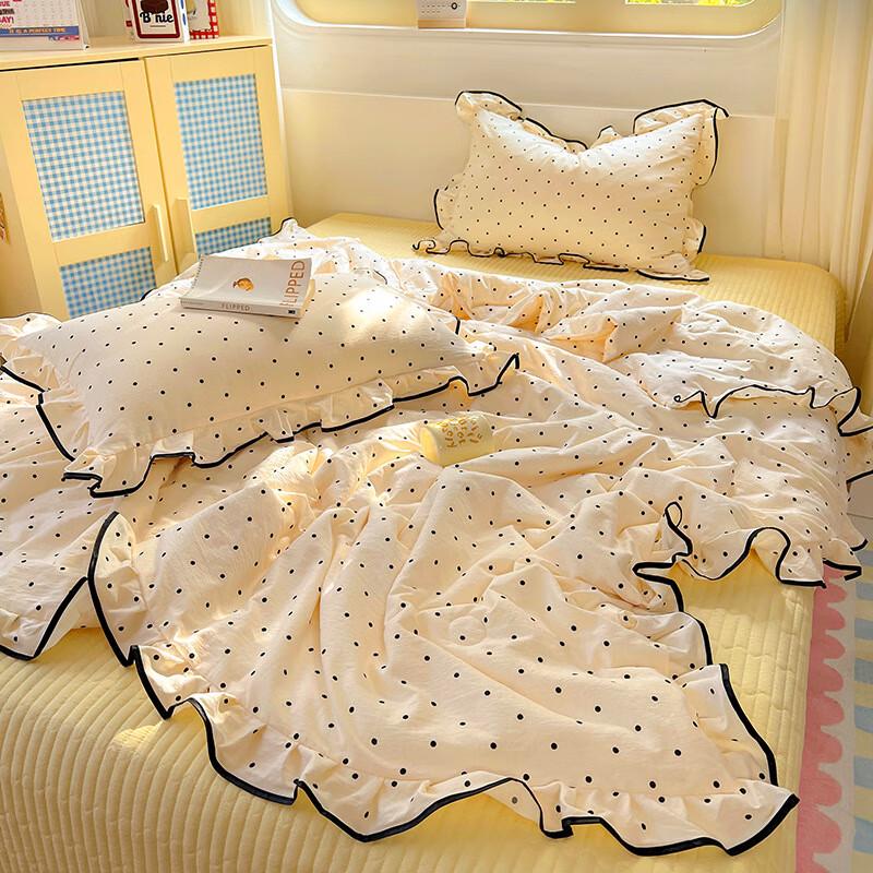 Lilang Fresh Wrinkled Gauze Summer Bedding Set