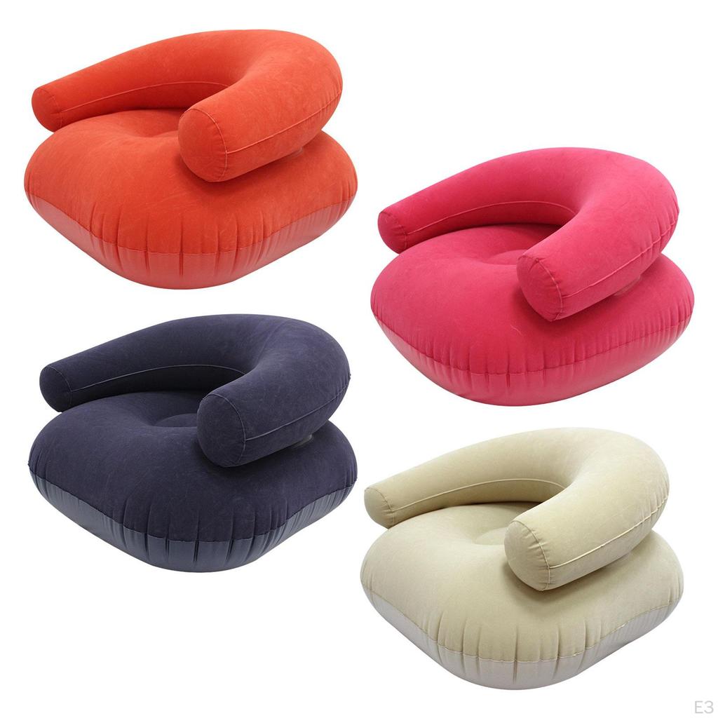 Компактное надувное кресло-шезлонг, Универсальный шезлонг для сада, путешествий и дома