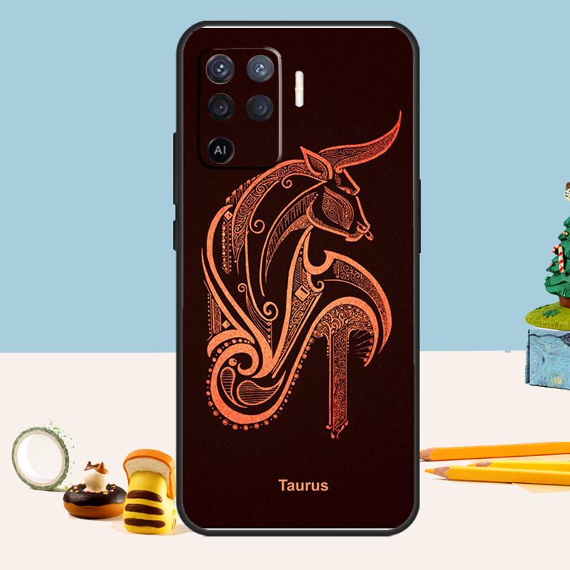 Чехол со знаком зодиака для Oppo A80 A60 A40 A15 A16 A17 A57 A94 A74 A54 A76 A96 A18 A38 A58 A78 A98 A5 A6 Pro