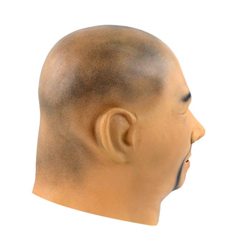 Латексная маска лысого плохого парня