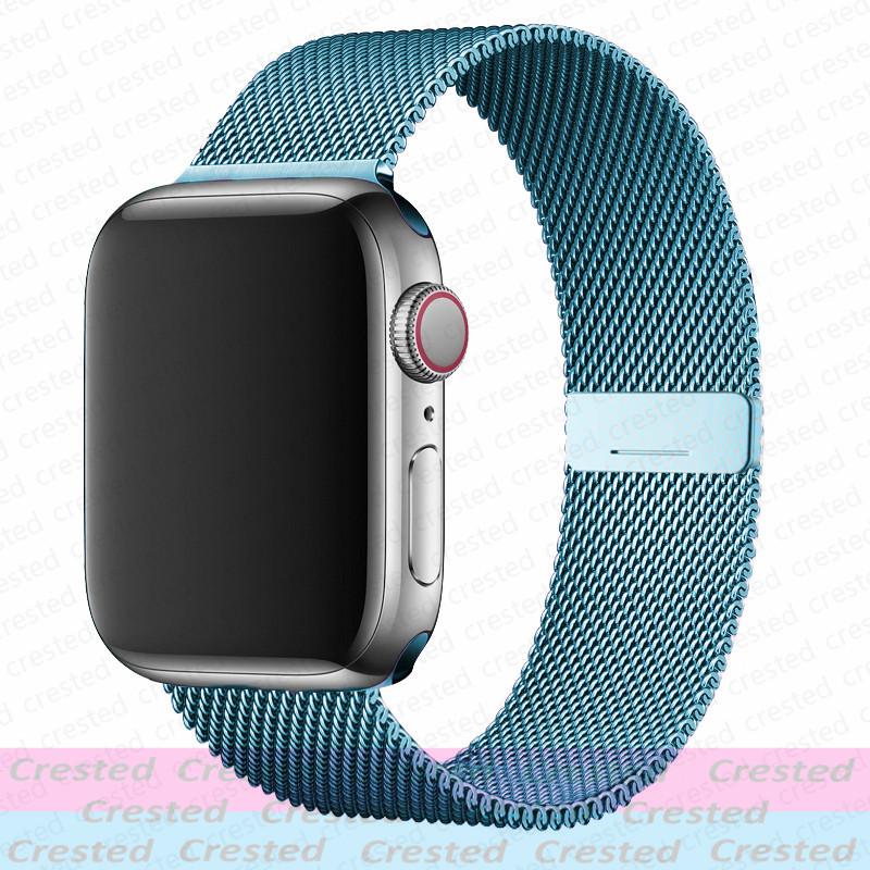 Миланская петля Ремешок Для Apple Watch Ремешок 44мм 40мм 45мм 41мм 49мм 42мм 38мм correa bracelet iWatch серия 3 6 se 7 8 9 5 ultra 2