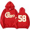 Chicago America's Band Graphic Hoodies Long Sleeve Fashion Hooded Sweatshirts Women Men Clothing Streetwear Sudaderas Print Tops
