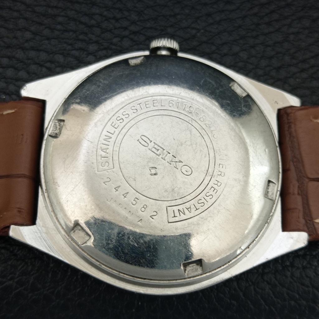 ВИНТАЖНЫЕ АВТОМАТИЧЕСКИЕ ЧАСЫ SEIKO 5 6119C ЯПОНИЯ МУЖСКИЕ ПЕРСИКОВЫЙ ЦВЕТ ЦИФЕРБЛАТ a709521-1