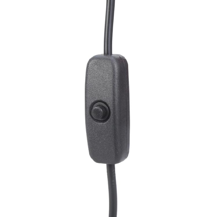 Адаптер-удлинитель питания Type C Female на 5.5x2.1mm Male, зарядный кабель с переключателем для камеры, светодиодного освещения