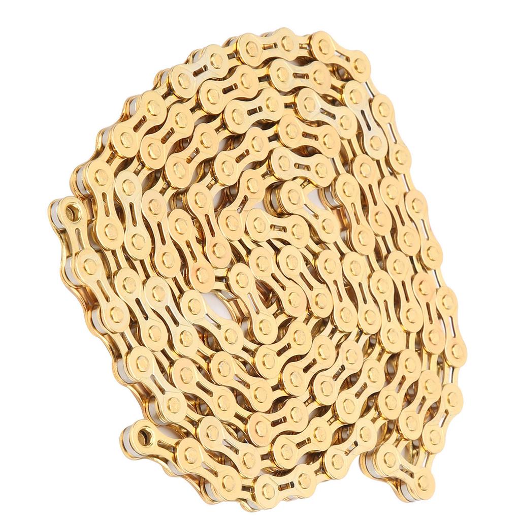 VG Sports 8 Speed High Strength Steel Mountain Bike Lightweight 116 Links SemiHollow Chain