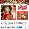 Christmas Advent Calendar Gifts, DIY Bracelet Making Kit For For Child Adult, 24Days Christmas Countdown Calendar Jewelry Gifts