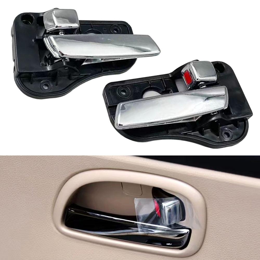 Car Interior Door Handle Chrome Inner Handles For KIA Carens Rondo 2007 2008 2009 2010 2011 2012 2013 82620-1D000 82610-1D000