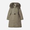 DOD Women'S Decaheat Goose Long Down Jacket (Beige)