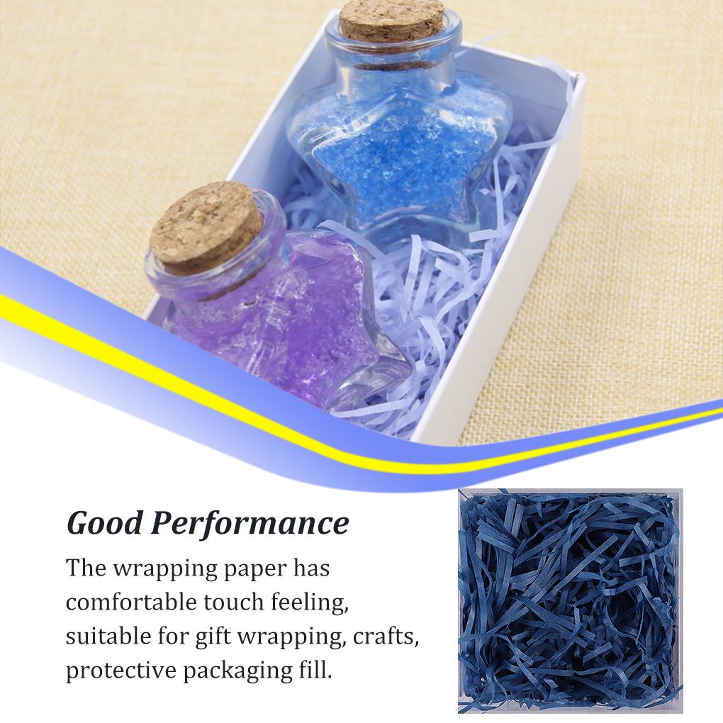 1 Pack Lafite Paper Raffia Filler Colorful Shredded Box Packaging Decoration Practical Wedding Party Easter New Year