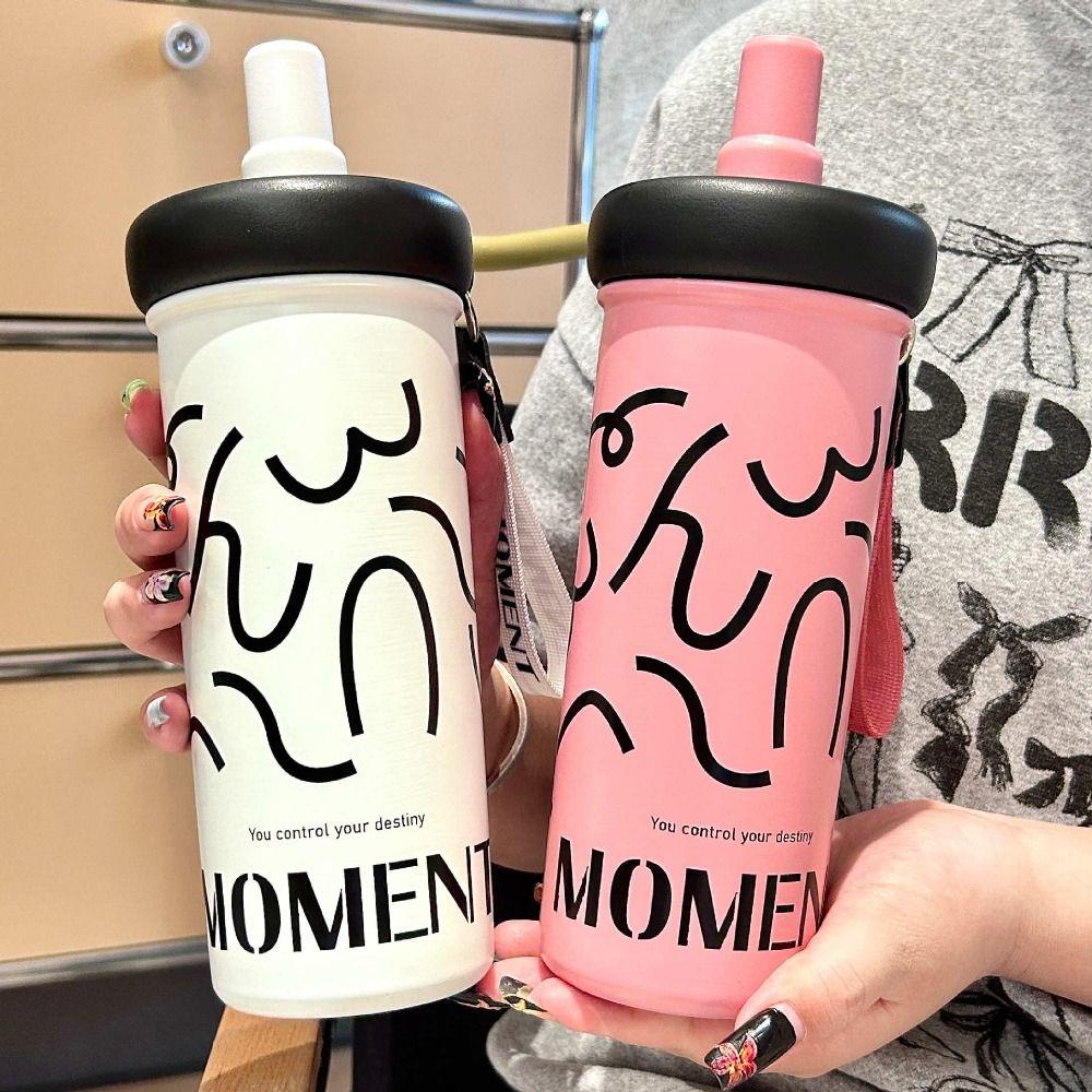 600ML Vacuum Cup 316 Stainless Steel Tumbler Portable Insulated Cup Office Workers