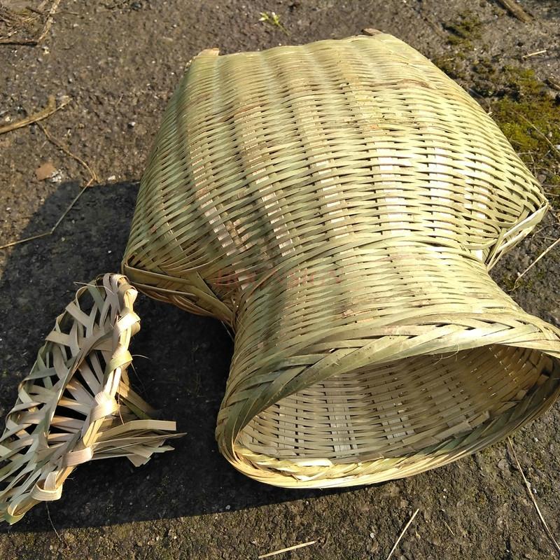 Pure Handmade Bamboo Woven Fish Basket Loach Eel Storage Basket Dance Film And Television Props Bamboo Products