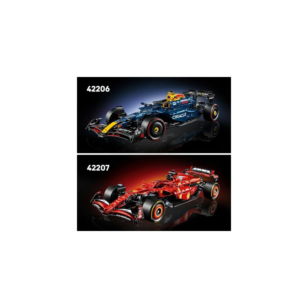 LEGO Technic Автомобиль Формулы-1 Ferrari SF-24, Игрушка, Подарок на День Рождения, Строительные Блоки, Транспортное Средство, Миниатюрный Автомобиль, 42207