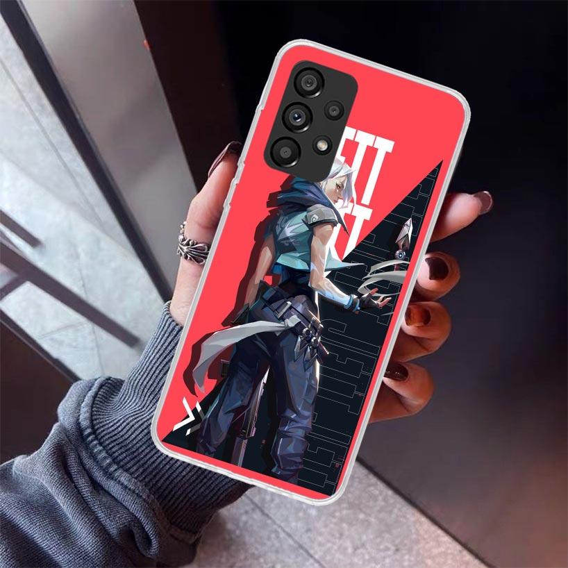 Valorant Jett Phone Case For Samsung Galaxy A17 A57 A37 A16 A26 A36 A56 A15 A25 A35 A55 A14 A13 A54 A53 A34 A24 A33 A23 Galaxy A