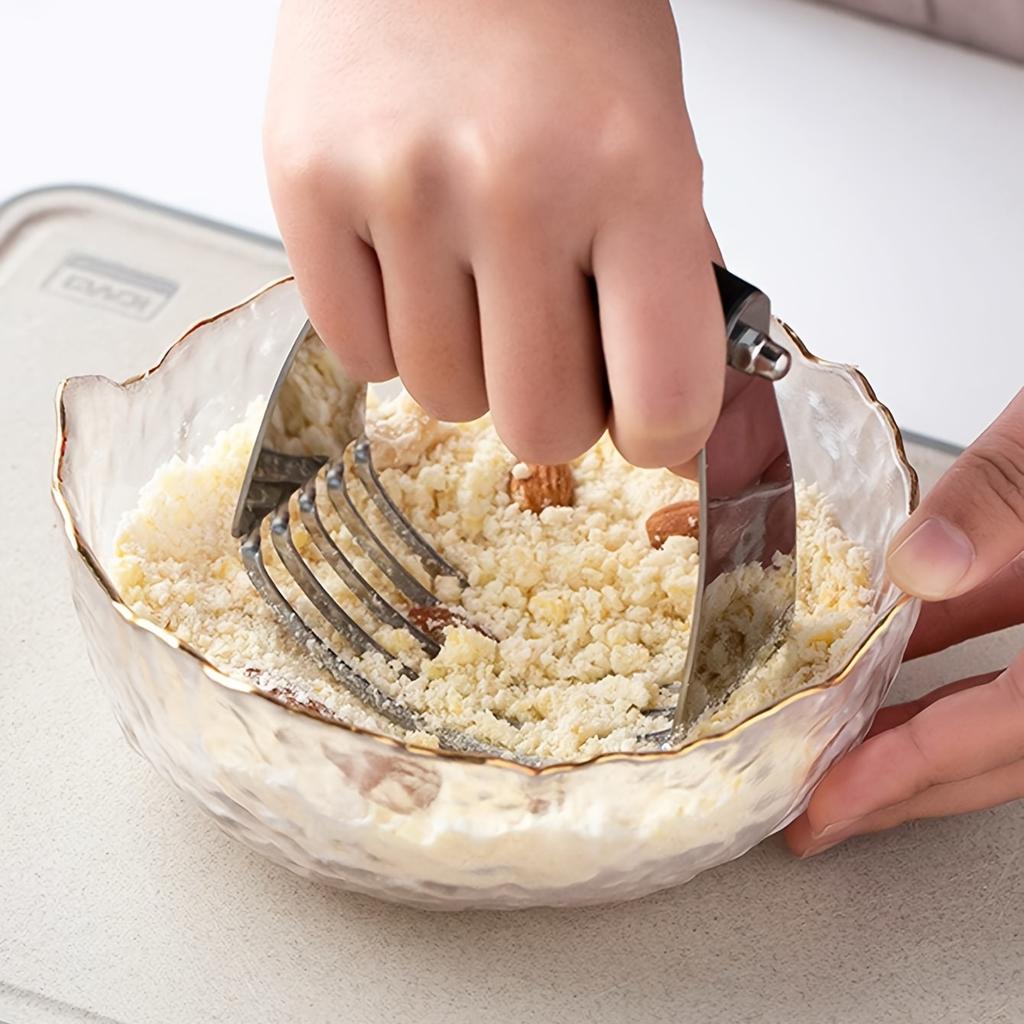 1pcs, Professional Dough Blender with Heavy Duty Stainless Steel Blades - Baking Tools and Kitchen Gadgets