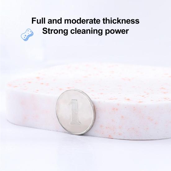 2Pcs Face Wash Sponge Portable Travel Reusable Lightweight Women Makeup Removal Facial Cleansing Gentle Exfoliating Pad Puff