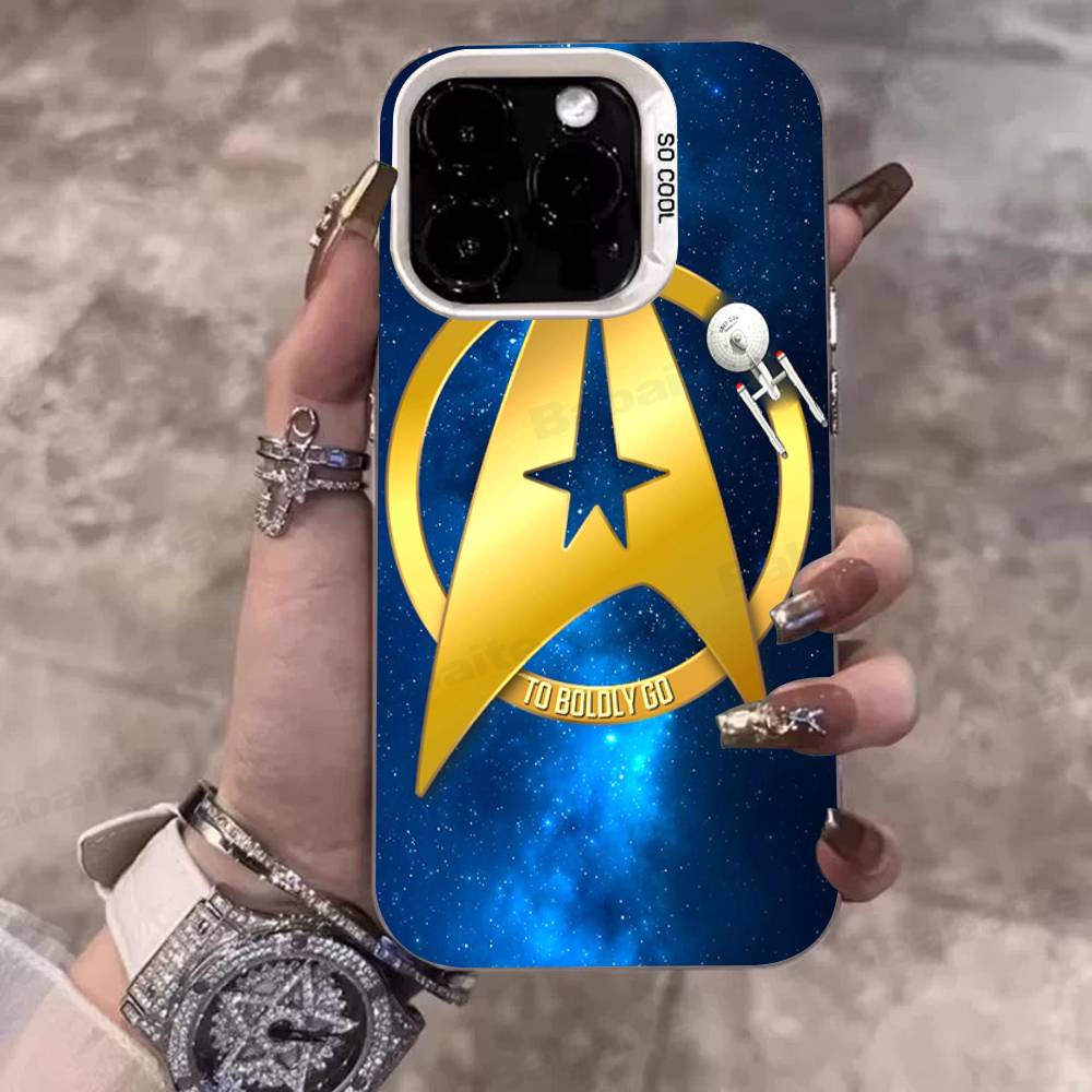 Phone Case S-Star T-Trek For iPhone 17 16e 16 15 14 13 12 11 mini Pro Max X XR XSMAX 8 7 Air Plus Anti Fall Matte Back Cover
