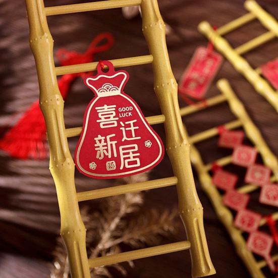 Лестница-стремянка Декор для дома Китайский стиль Лестничный орнамент Ретро лестница Ремесла Скульптура