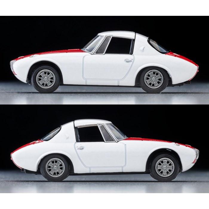 TOMYTEC Tomica Limited Vintage 1/64 LV-215a Toyota Sports 800 Custom Color White/Red '65