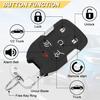 Key Fob Replacement for 2015- Chevy Suburban Tahoe/ 15-20 GMC Yukon & Yukon XL Car Keyless Entry Remote Control,HYQ1AA,6 Buttons