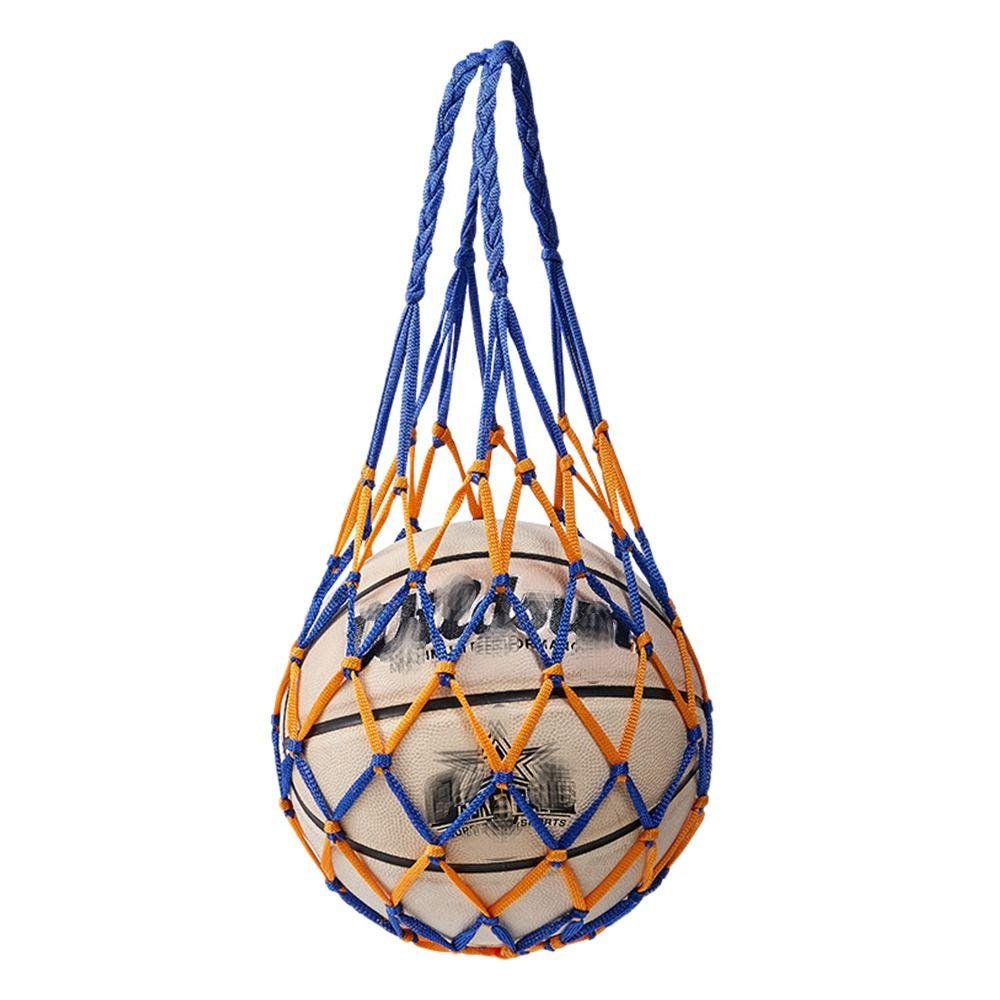 Multiple Colors Nylon Net Bag Nylon Ball Pocket Durable Basketball Carry Bag  Volleyball Ball