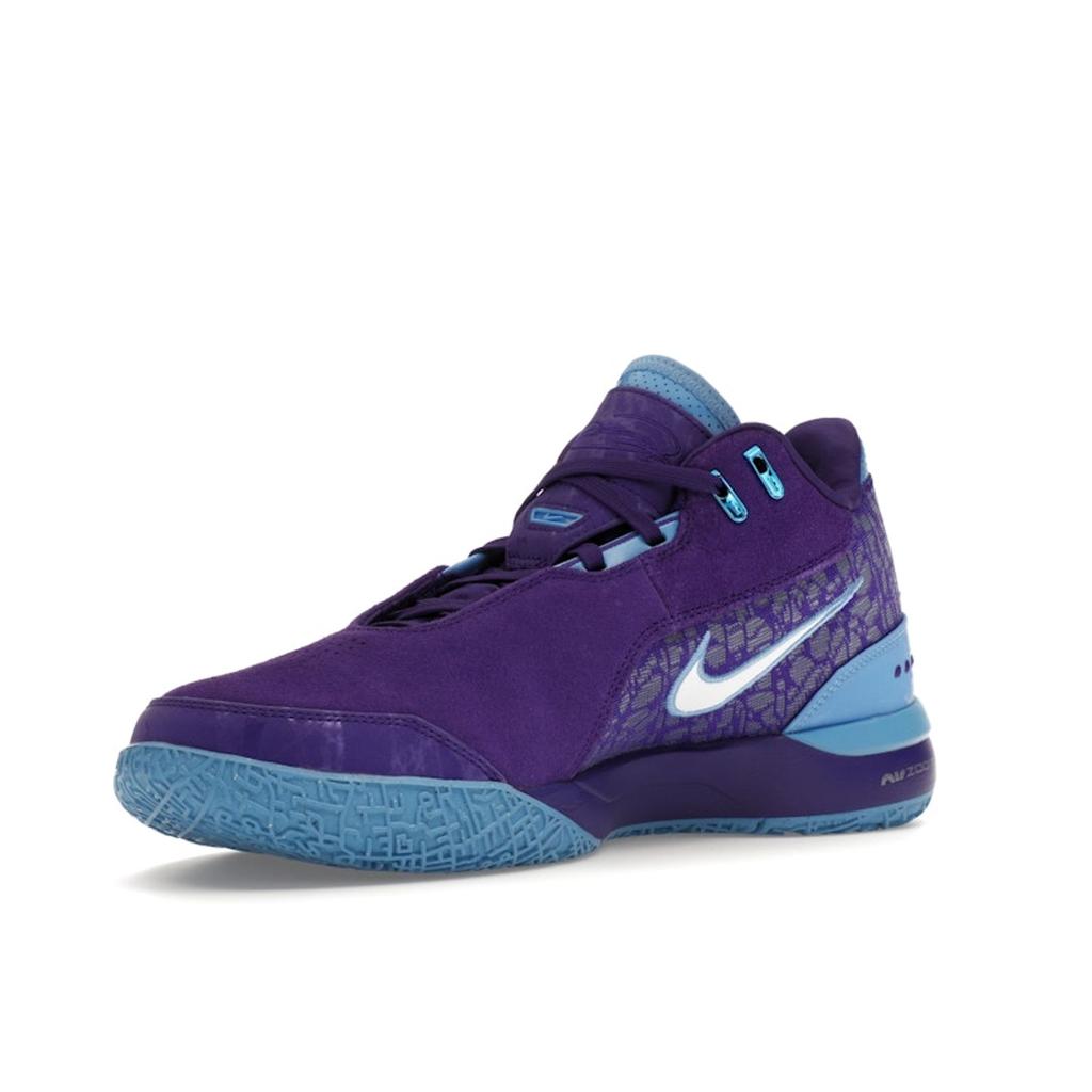 Nike Кроссовки унисекс LeBron NXXT Gen AMPD Summit Lake Hornets Purple Field-Purple Metallic-Silver FJ1566-500