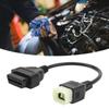 6-контактный OBD2 диагностический кабель-адаптер, стабильная передача для программирования ЭБУ мотоцикла